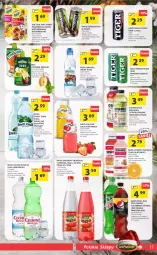 Gazetka promocyjna Arhelan - Gazetka - Gazetka - ważna od 10.12 do 10.12.2023 - strona 17 - produkty: Sok, Mus, 7up, Napój energetyczny, Danone, Mirinda, Leon, Pepsi, Tiger, Oranżada, Hellena, Napój gazowany, Tymbark, Limonka, Szyna, Oshee, Woda, Mango, Napój, Melon, Kokos, Hortex