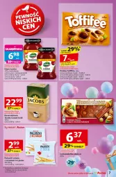 Gazetka promocyjna Auchan - Te URODZINY są NAJ Moje - Gazetka - ważna od 07.05 do 07.05.2025 - strona 9 - produkty: Ser, Por, Praliny, Kawa mielona, Kawa, Dżem, Sezam, Czekolada mleczna, Czekolada, Toffifee, Jacobs, Fa