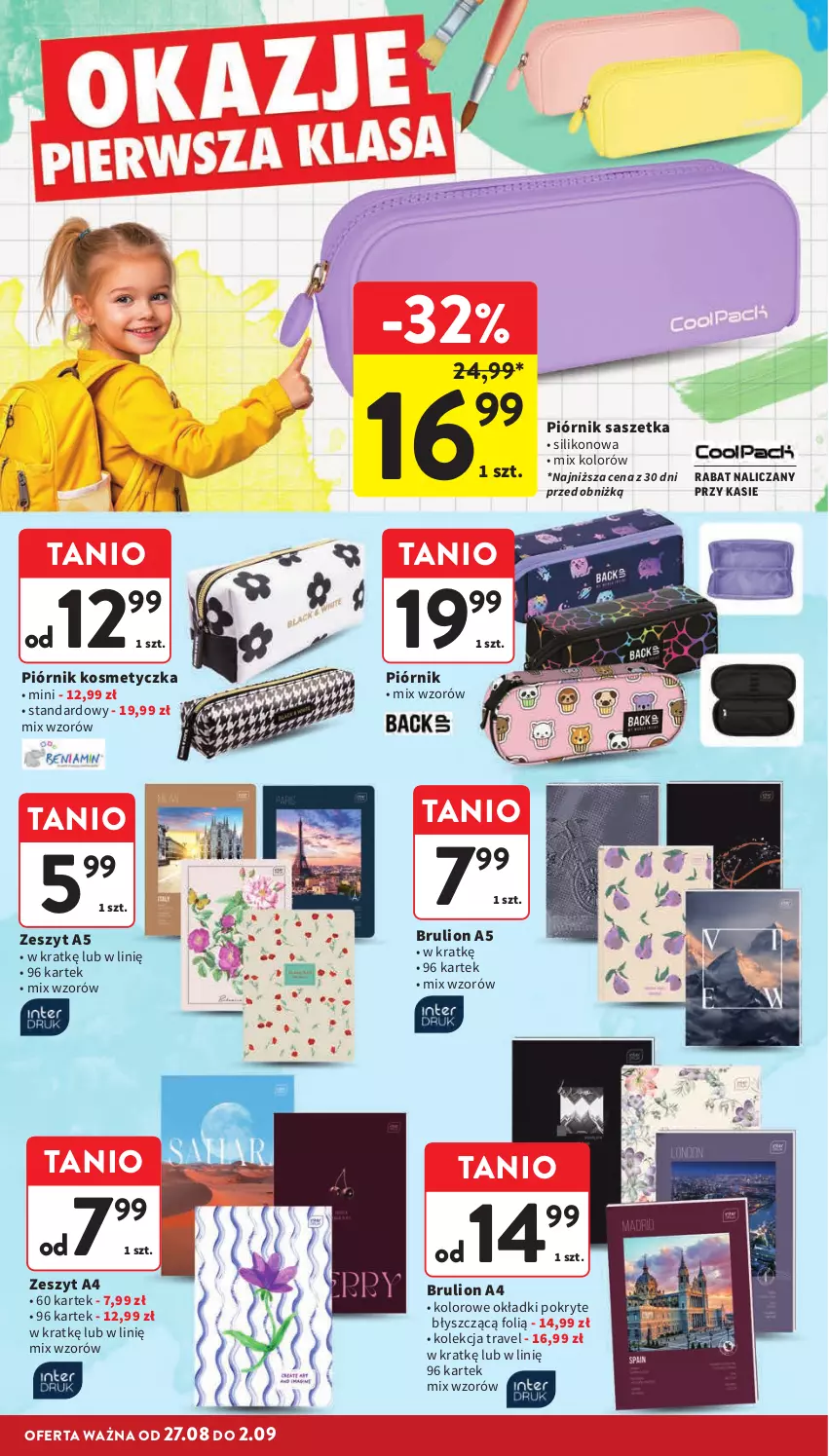 Gazetka promocyjna Intermarche - Gazetka promocyjna - ważna 27.08 do 02.09.2026 - strona 40 - produkty: Kosmetyczka, Lion, Piórnik