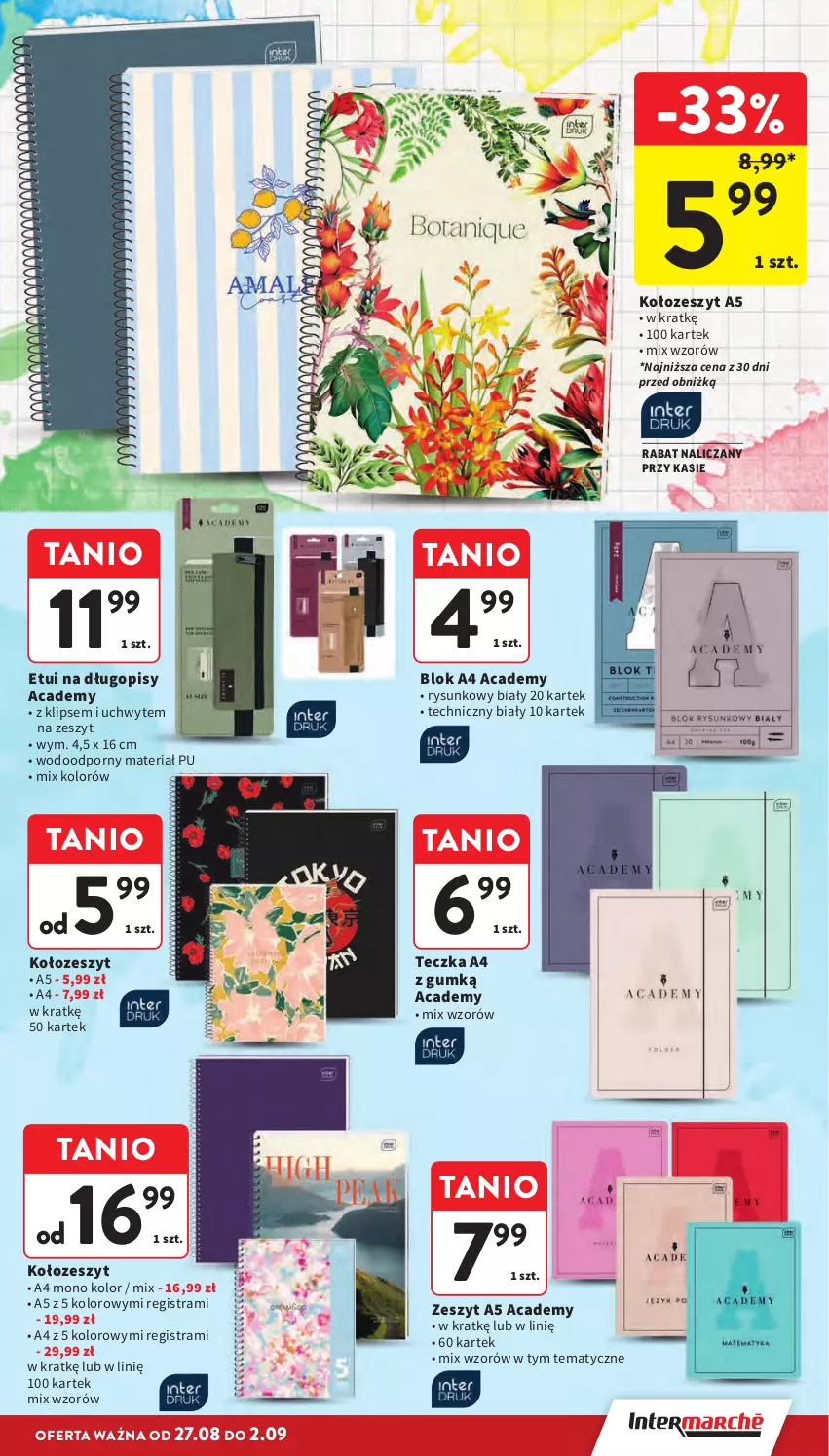 Gazetka promocyjna Intermarche - Gazetka promocyjna - ważna 27.08 do 02.09.2026 - strona 41 - produkty: Długopis, Por