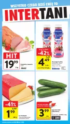 Gazetka promocyjna Intermarche - Gazetka promocyjna - Gazetka - ważna od 02.09 do 02.09.2026 - strona 42 - produkty: Polędwica, Ser, Jogurt, Ogórek, Podlaski, Bakoma, E. Wedel, Jogurt pitny