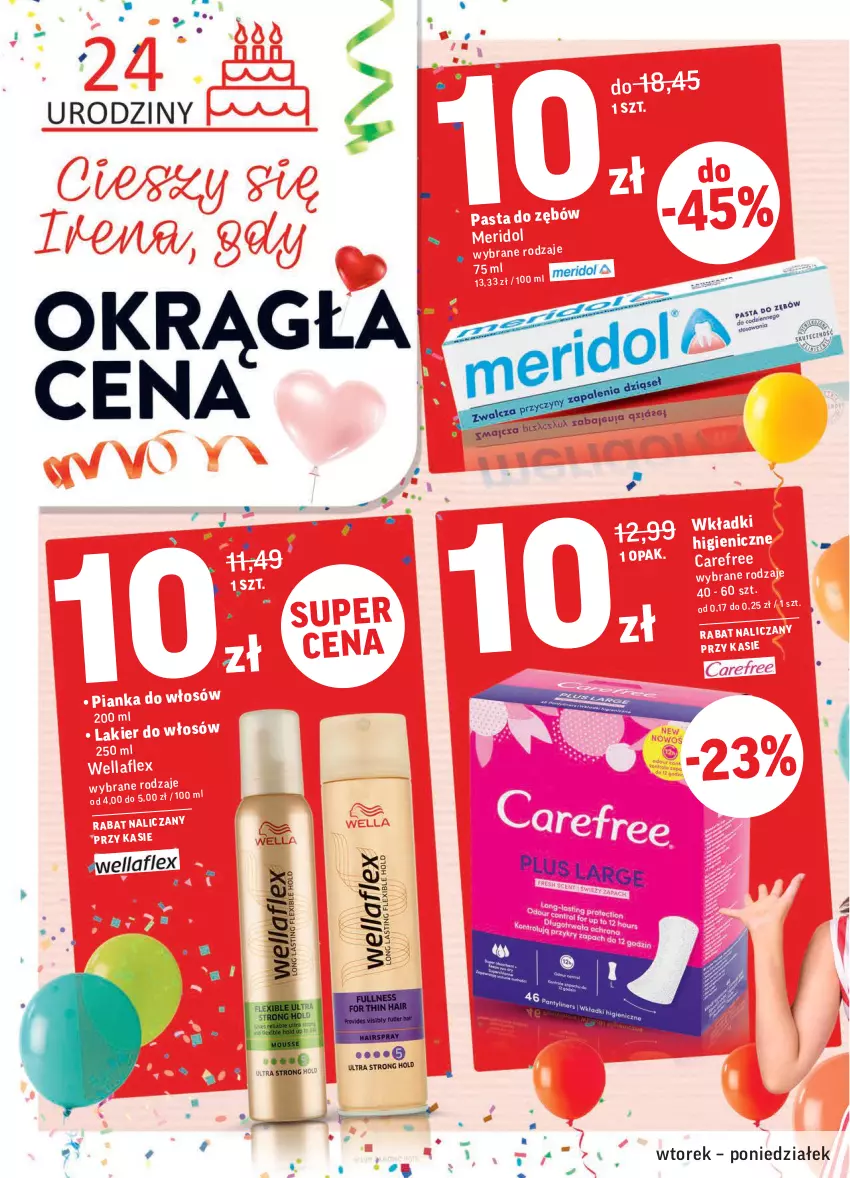 Gazetka promocyjna Intermarche - Gazetka promocyjna - ważna 12.10 do 18.10.2021 - strona 4 - produkty: Carefree, Lakier, Wella, Wellaflex