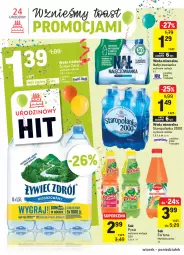 Gazetka promocyjna Intermarche - Gazetka promocyjna - Gazetka - ważna od 18.10 do 18.10.2021 - strona 36 - produkty: Nałęczowianka, Sok, LANA, Fortuna, Woda mineralna, Staropolanka, Woda
