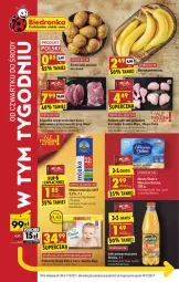 Gazetka promocyjna Biedronka - W tym tygodniu PN - Gazetka - ważna od 12.08 do 12.08.2021 - strona 1 - produkty: Kurczak, Gra, Pieluchy, O Bag, Ziemniaki, Dada, , Mleko, Fa