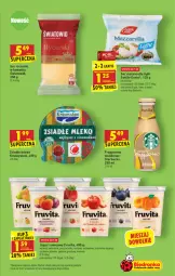 Gazetka promocyjna Biedronka - W tym tygodniu PN - Gazetka - ważna od 12.08 do 12.08.2021 - strona 29 - produkty: Mozzarella, Ser, Gra, Jogurt owocowy, Jogurt, Kawa, , Mleko, LG, Fa