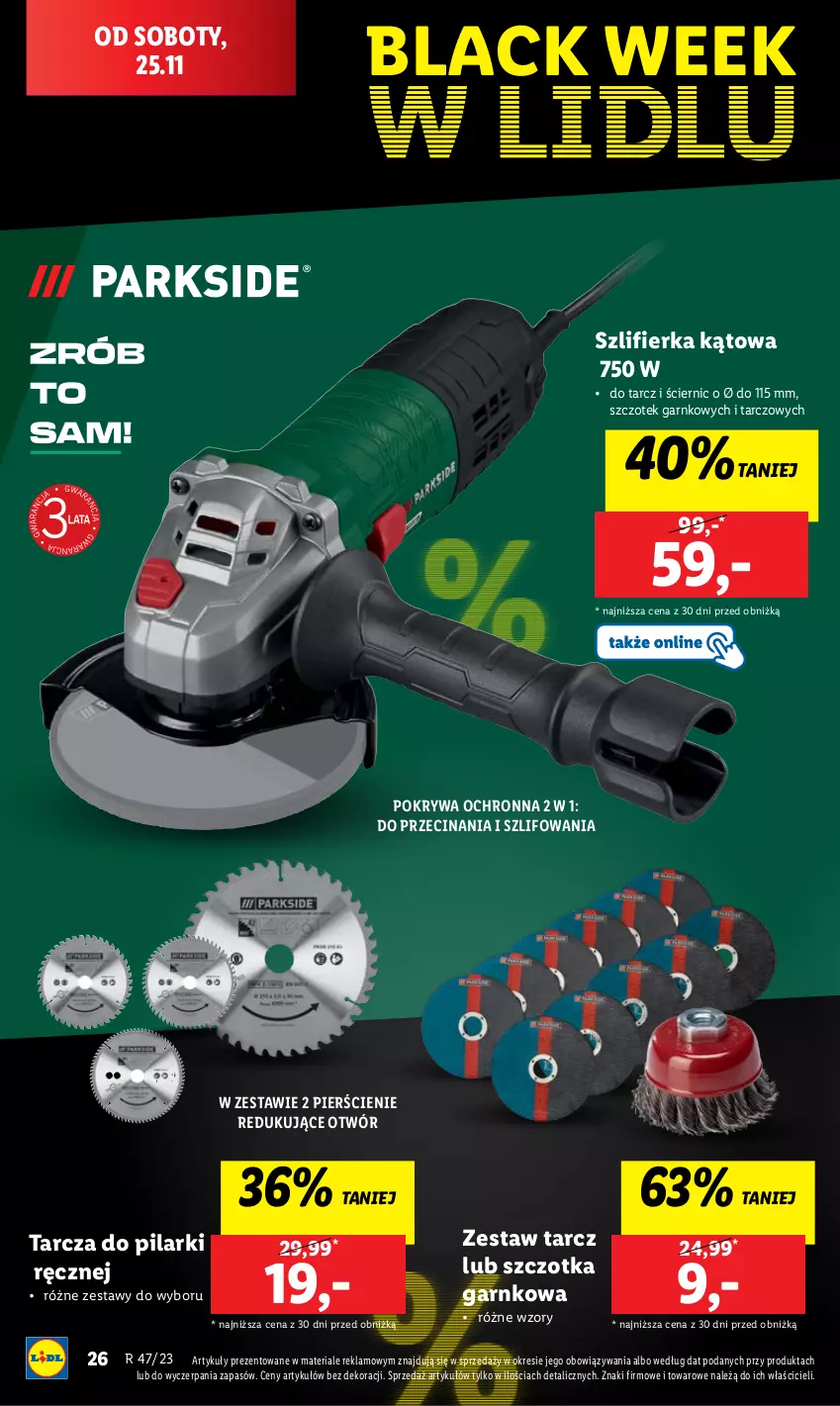 Gazetka promocyjna Lidl - GAZETKA - ważna 20.11 do 25.11.2023 - strona 28 - produkty: Lack, Pokrywa, Szczotka, Szlifierka, Szlifierka kątowa