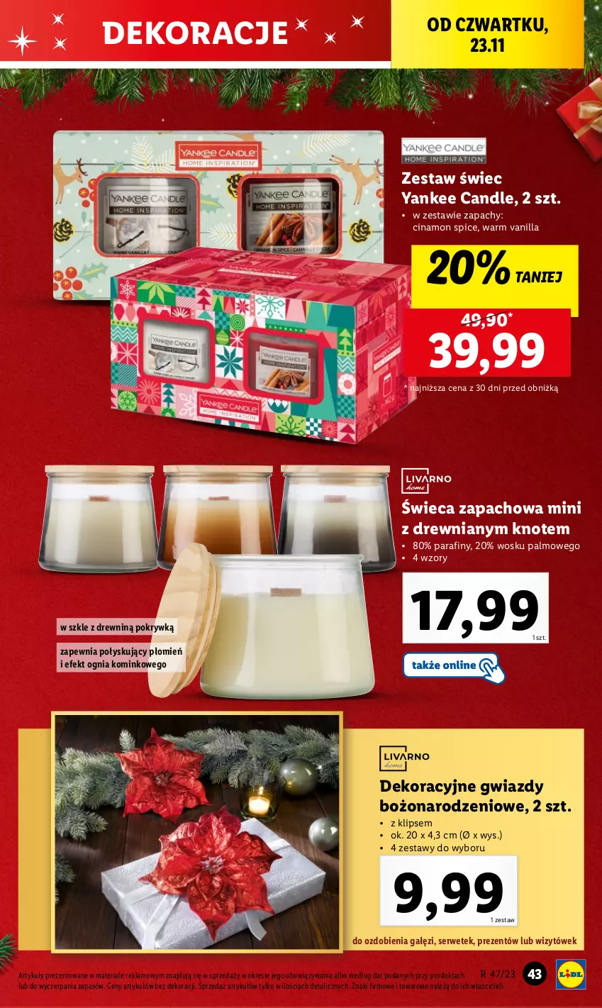 Gazetka promocyjna Lidl - GAZETKA - ważna 20.11 do 25.11.2023 - strona 47 - produkty: Ser