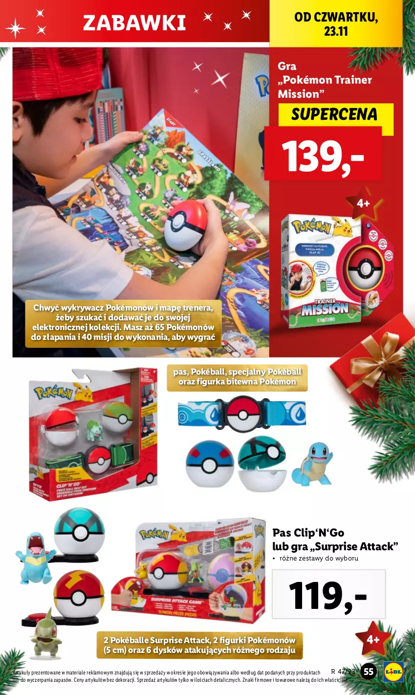 Gazetka promocyjna Lidl - GAZETKA - ważna 20.11 do 25.11.2023 - strona 59 - produkty: Gra, Pokémon