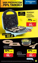 Gazetka promocyjna Lidl - GAZETKA - Gazetka - ważna od 25.11 do 25.11.2023 - strona 11 - produkty: Ser, Płytka, Gofrownica, Sałat, Piekarnik, Gofry, Grill, LG