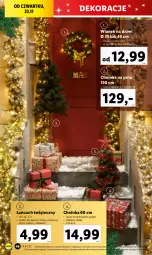 Gazetka promocyjna Lidl - GAZETKA - Gazetka - ważna od 25.11 do 25.11.2023 - strona 50 - produkty: Choinka, Inka, Stojak, Drzwi
