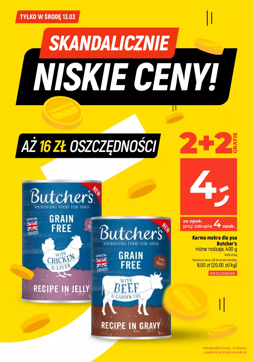 Gazetka promocyjna Dealz - Oszczędzaj każdego dnia! - ważna 11.03 do 13.03.2024 - strona 4 - produkty: Butcher's, Gra