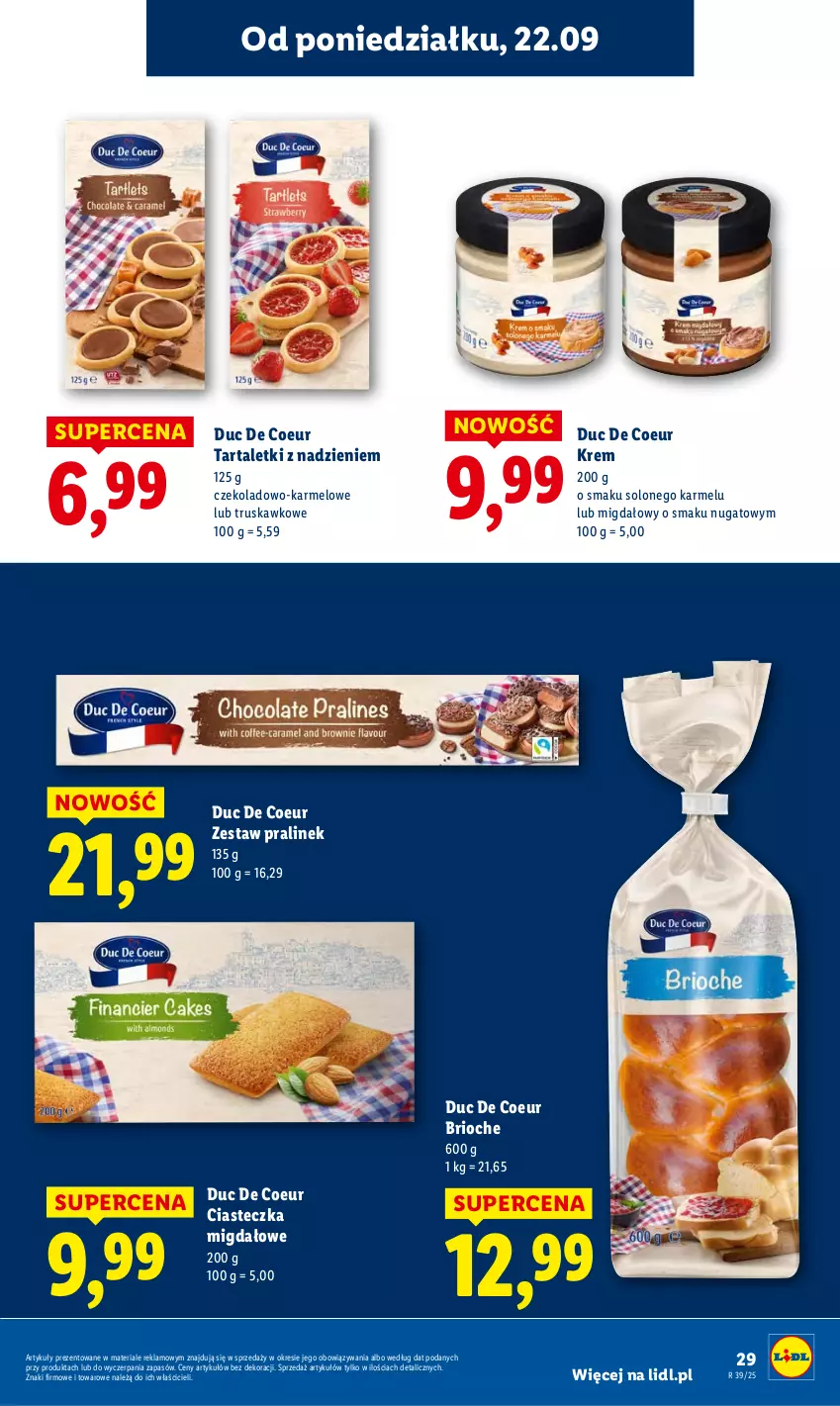 Gazetka promocyjna Lidl - GAZETKA - ważna 22.09 do 24.09.2025 - strona 35 - produkty: Tarta