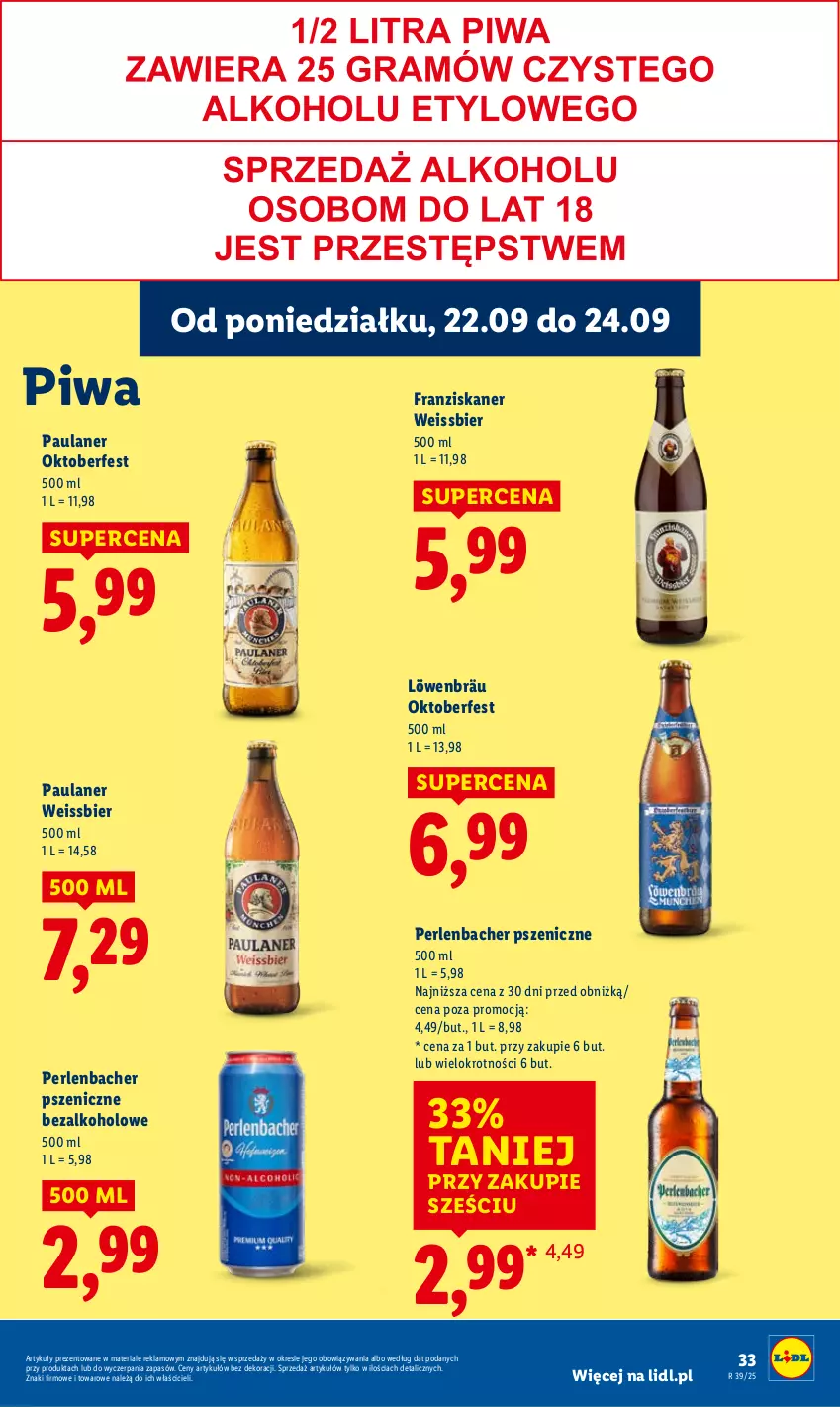 Gazetka promocyjna Lidl - GAZETKA - ważna 22.09 do 24.09.2025 - strona 41 - produkty: NBA, Piwa, Skaner
