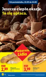 Gazetka promocyjna Lidl - GAZETKA - Gazetka - ważna od 24.09 do 24.09.2025 - strona 22 - produkty: Bagietka, Bułka