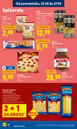 Gazetka promocyjna Lidl - GAZETKA - Gazetka - ważna od 24.09 do 24.09.2025 - strona 48 - produkty: Makaron, Nutella, Ser, Oliwki, Zupa, Hamburger, Dr. Oetker, Pizza, Burger