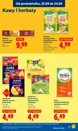 Gazetka promocyjna Lidl - GAZETKA - Gazetka - ważna od 24.09 do 24.09.2025 - strona 53 - produkty: Torebka, Bell, Kawa, Herbata czarna, Owoce, Bella, Herbata, Mango, Mięta, Herbapol