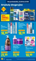 Gazetka promocyjna Lidl - GAZETKA - Gazetka - ważna od 24.09 do 24.09.2025 - strona 58 - produkty: Bell, Rozświetlacz, Perfecta, Tusz, Kredka, Szampon, Podpaski, Gillette, Bella, Odżywka, Bronzer, Maska, Olej