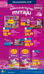 Gazetka promocyjna Lidl - GAZETKA - Gazetka - ważna od 24.09 do 24.09.2025 - strona 62 - produkty: Kurczak, Mokra karma, Whiskas, Wołowina, Sucha karma