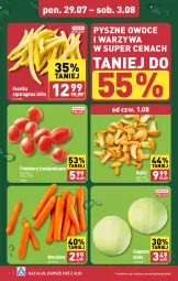 Gazetka promocyjna Aldi - Pełna oferta - Gazetka - ważna od 03.08 do 03.08.2024 - strona 2 - produkty: Warzywa, Owoce, Pomidory, Fa