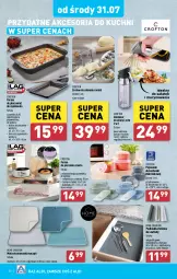 Gazetka promocyjna Aldi - Pełna oferta - Gazetka - ważna od 03.08 do 03.08.2024 - strona 30 - produkty: Piec, Por, Tortownica, Pojemnik, Forma do pieczenia, Sałat, Podkładka, Keksówka, Blacha do pieczenia, Olej, Ocet, Podkład, Kuchenki mikrofalowe, Fa