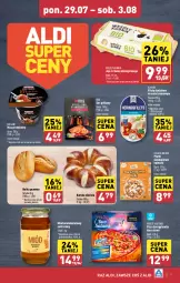 Gazetka promocyjna Aldi - Pełna oferta - Gazetka - ważna od 03.08 do 03.08.2024 - strona 7 - produkty: Sos, Ser, Mus, Salami, Jaja, Pizza, Miód, Danio, Grill, Bułka, Nektar