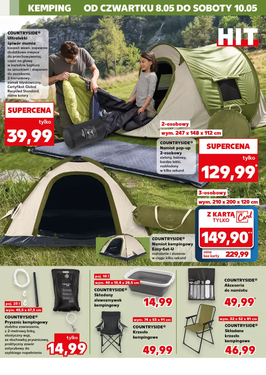 Gazetka promocyjna Kaufland - Kaufland - ważna 08.05 do 10.05.2025 - strona 12 - produkty: Krzesło, Krzesło składane, Metro, Namiot, Top, Zlew, Zlewozmywak