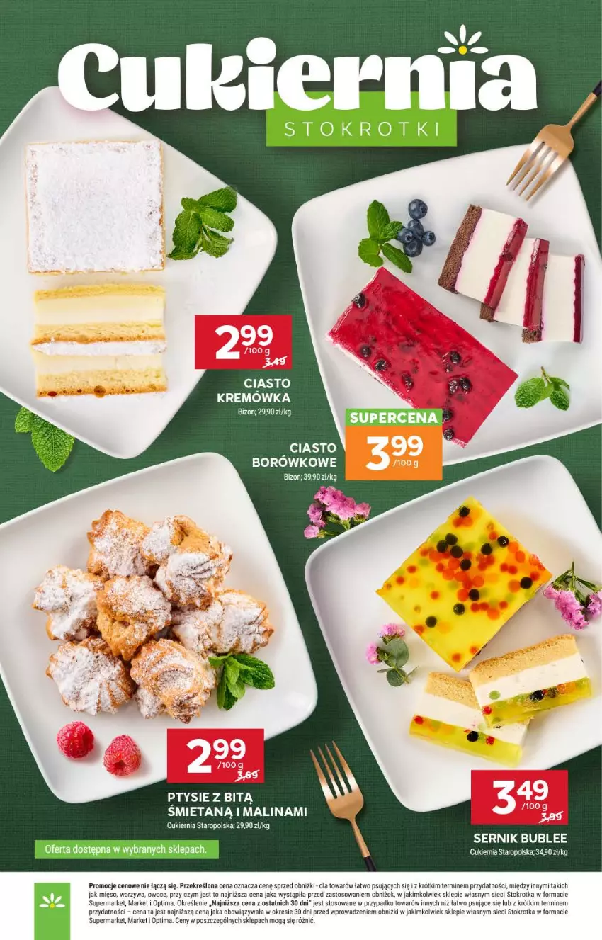 Gazetka promocyjna Stokrotka - Supermarket - ważna 01.10 do 07.10.2026 - strona 11 - produkty: Cukier, Mięso, Optima, Owoce, Pupa, Ser, Warzywa