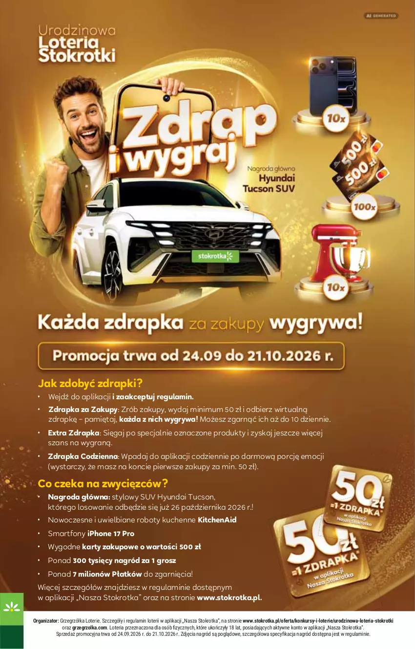 Gazetka promocyjna Stokrotka - Supermarket - ważna 01.10 do 07.10.2026 - strona 8 - produkty: Gra, Gry, Lion, Mięta, Por, Robot, Smartfon