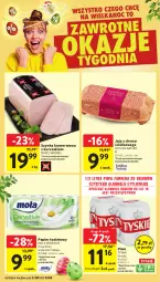 Gazetka promocyjna Intermarche - Gazetka promocyjna - Gazetka - ważna od 09.04 do 09.04.2025 - strona 4 - produkty: Piwa, Piwo, Kurczak, Ser, Gra, Papier, Jaja, Madej Wróbel, Tyskie, Papier toaletowy, Szynka konserwowa, Szynka, Mola, Kotlin
