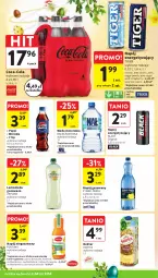 Gazetka promocyjna Intermarche - Gazetka promocyjna - Gazetka - ważna od 09.04 do 09.04.2025 - strona 40 - produkty: Nałęczowianka, Por, Gin, Lemoniada, Mirinda, Coca-Cola, Lack, Pepsi, Fortuna, Tiger, Napój gazowany, Woda mineralna, Napój niegazowany, Woda, Napój, Nektar, Hortex