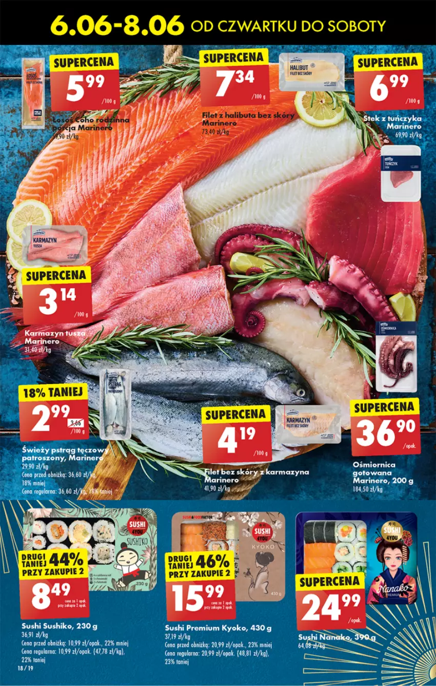 Gazetka promocyjna Biedronka - Od czwartku - ważna 06.06 do 12.06.2024 - strona 18 - produkty: Sushi
