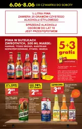 Gazetka promocyjna Biedronka - Od czwartku - Gazetka - ważna od 12.06 do 12.06.2024 - strona 50 - produkty: Piwa, Piwo, Gra, Kasztelan, Tyskie, Warka, Lack, Harnaś, LG