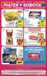 Gazetka promocyjna Carrefour - Gazetka Carrefour, Market w SUMIE od czwartku WEEKEND OKAZJI - Gazetka - ważna od 04.07 do 04.07.2026 - strona 8 - produkty: Piwa, Piwo, Kawa rozpuszczalna, Gra, Kawa, Tyskie, LANA, Mars, Masło, Fa