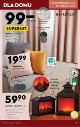 Gazetka promocyjna Biedronka - Gazetka - ważna od 28.01 do 28.01.2024 - strona 9 - produkty: Kominek, Zasłona, Lampion, Poduszka, Fa