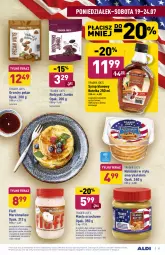 Gazetka promocyjna Aldi - Gazetka - ważna od 24.07 do 24.07.2021 - strona 15 - produkty: Piec, Naleśniki, Ser, Gin, Kawa, Tera, Mars, Syrop, Rodzynki, Deser, Masło, Masło orzechowe