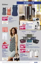 Gazetka promocyjna Aldi - Gazetka - ważna od 24.07 do 24.07.2021 - strona 31 - produkty: Latarnia, Top, Por, Namiot, Rama, Szorty, Bermudy, Kosz, Wełna, Smycz, Grill, Fa