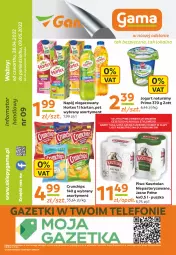 Gazetka promocyjna Gama - Gazetka Gama - Gazetka - ważna od 28.04 do 28.04.2023 - strona 12 - produkty: Piwa, Piwo, Piec, Jogurt naturalny, Ser, Gra, Telefon, Kasztelan, Zott, Jogurt, Crunchips, Napój niegazowany, Napój, Hortex