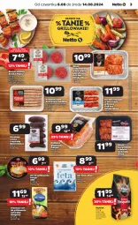 Gazetka promocyjna Netto - Od Czwartku - Gazetka - ważna od 14.08 do 14.08.2024 - strona 3 - produkty: Kurczak, Sok, Ser, Sokołów, Mięso z uda kurczaka, Pekpol, Kiełbaski białe, Pieprz, Burger, Boczek, Kiełbasa głogowska, Kaszanka, Feta, Grill, Kasza, Kiełbasa, Mięso
