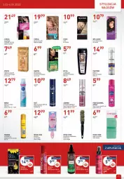 Gazetka promocyjna Drogerie Jawa - Gazetka - ważna od 17.03 do 17.03.2022 - strona 11 - produkty: Pantene, Bell, Szczotka, Taft, Wella, Eleo, Szampon, Lakier do włosów, Nivea, Lakier, Farba do włosów, Fa