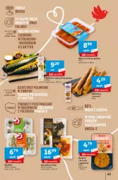 Gazetka promocyjna Auchan - Gazetka z MAŁĄ CENKĄ dźwigniesz więcej! Hipermarket Auchan - Gazetka - ważna od 21.02 do 21.02.2024 - strona 43 - produkty: Sos, Ryba, Pieprz, Burger, Krewetki, Kabanos, Olej