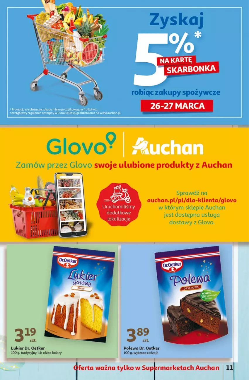 Gazetka promocyjna Auchan - Święta tuż tuż Supermarkety - ważna 25.03 do 03.04.2021 - strona 12 - produkty: Dr. Oetker