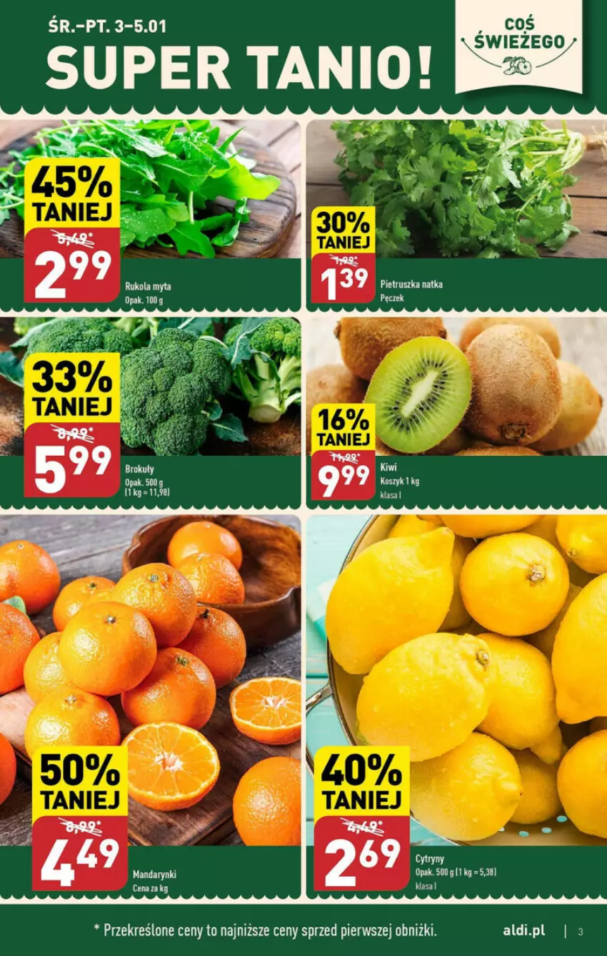 Gazetka promocyjna Aldi - ważna 02.01 do 05.01.2024 - strona 23 - produkty: Mandarynki, Pietruszka