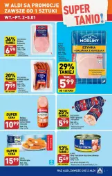 Gazetka promocyjna Aldi - Gazetka - ważna od 05.01 do 05.01.2024 - strona 32 - produkty: Kurczak, Warzywa, Paluszki rybne, Szynka, Morliny, Tuńczyk, Gala, Olej, Kiełbasa, Fa