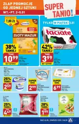 Gazetka promocyjna Aldi - Gazetka - ważna od 05.01 do 05.01.2024 - strona 34 - produkty: Serek wiejski, All Seasons, Ser, Acer, Złoty Mazur, Jaja, Jogurt, Serek, Masło, Almette