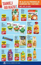 Gazetka promocyjna Aldi - Gazetka - ważna od 05.01 do 05.01.2024 - strona 4 - produkty: Goplana, Kurczak, Prymat, Por, LANA, Grześki, Kubuś, Danie gotowe