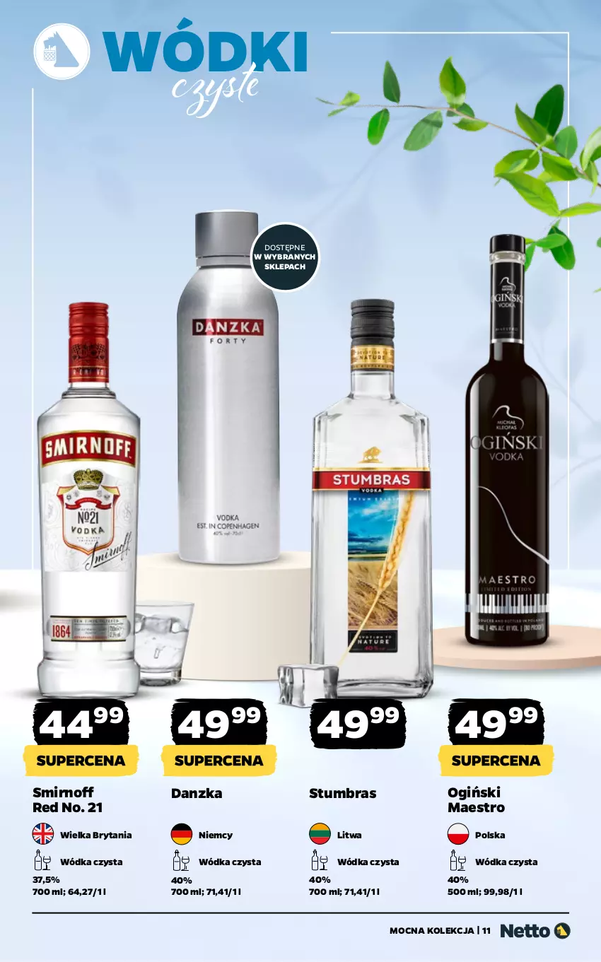 Gazetka promocyjna Netto - Alkohole - Mocne - ważna 27.04 do 09.05.2026 - strona 11 - produkty: Ogiński, Wódka