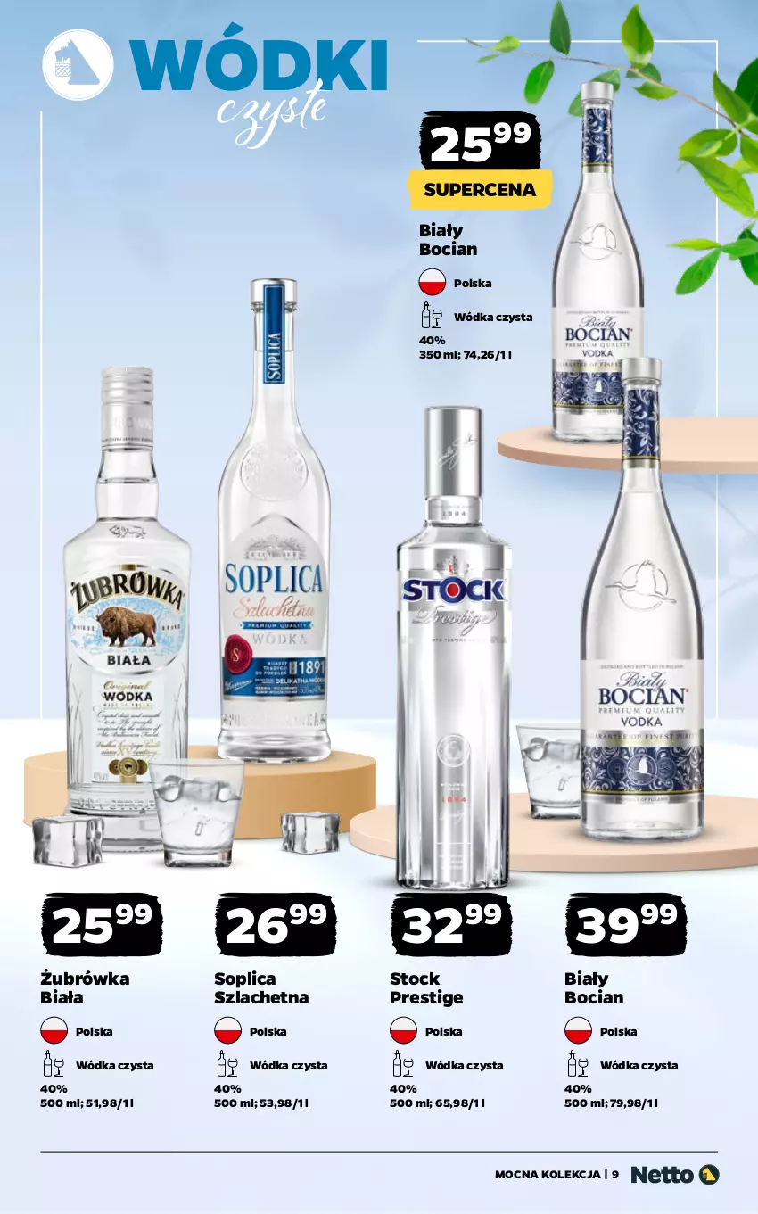 Gazetka promocyjna Netto - Alkohole - Mocne - ważna 27.04 do 09.05.2026 - strona 9 - produkty: Biały Bocian, Soplica, Stock, Wódka