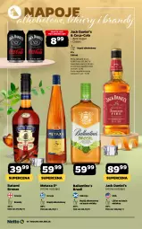 Gazetka promocyjna Netto - Alkohole - Mocne - Gazetka - ważna od 09.05 do 09.05.2026 - strona 14 - produkty: Koc, Whiskey, Coca-Cola, Napoje, Metaxa, Whisky, Ballantine's, Jack Daniel's, Napój, Brandy, Likier