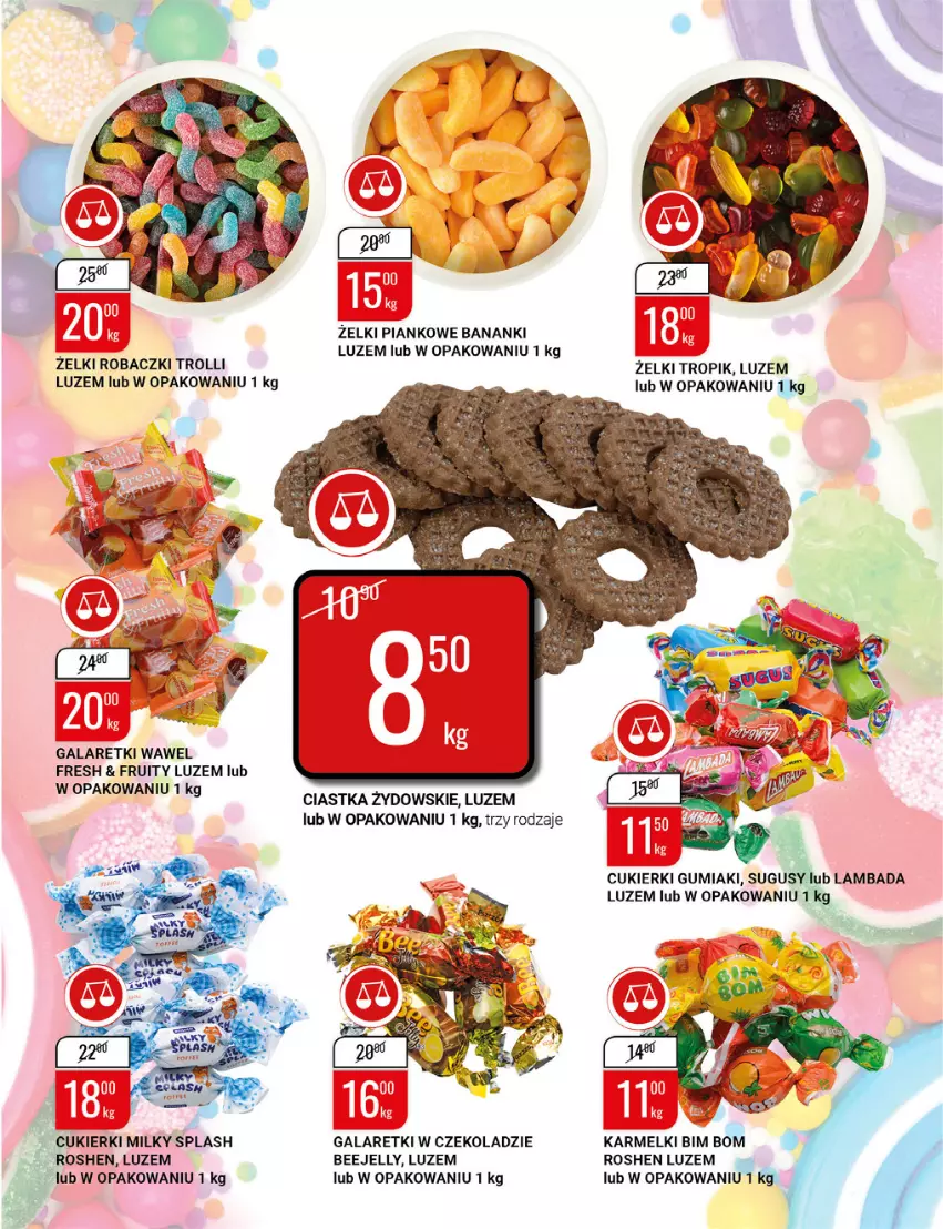 Gazetka promocyjna Bi1 - Deser w Twoim stylu - ważna 08.06 do 14.06.2022 - strona 11 - produkty: Ciastka, Cukier, Cukierki, Gala, Galaretki, Wawel