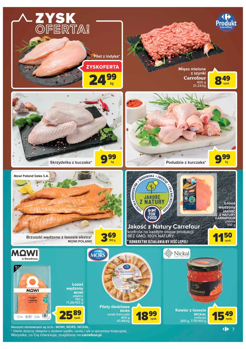 Gazetka promocyjna Carrefour - Gazetka Market - ważna 27.09 do 01.10.2022 - strona 7 - produkty: Kret, Mięso, Mięso mielone, Mięso mielone z szynki, Sos